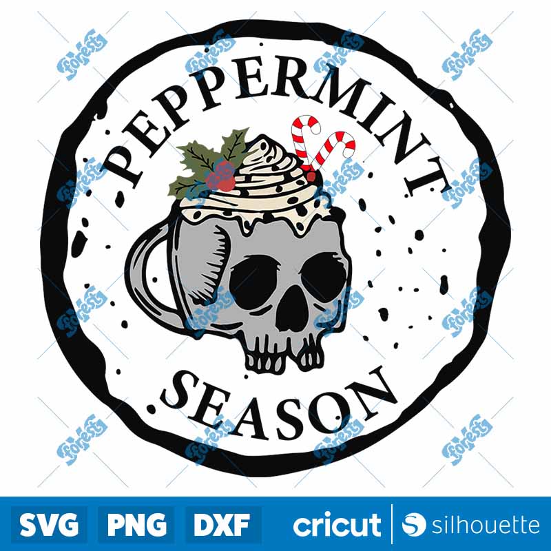 Peppermint Season SVG