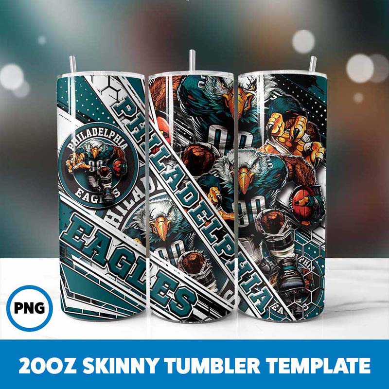 Philadelphia Eagles Mascot
  Tumbler Wrap