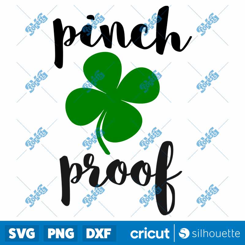 Pinch Proof Shamrock SVG