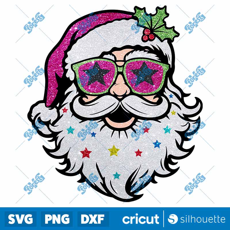 Pink Santa PNG