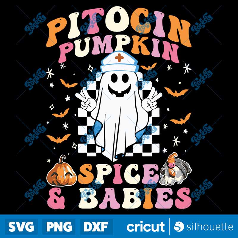 Pitocin Pumpkin Spice Babies
Ob Rn Delivery Labor Nurse SVG