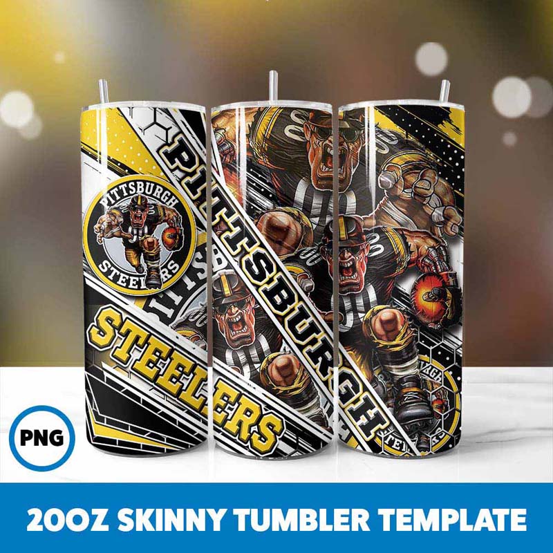 Pittsburgh Steelers Mascot
  Tumbler Wrap