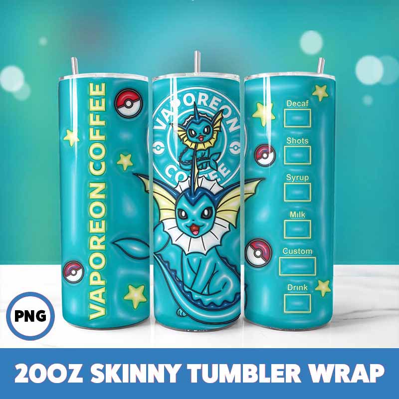 Pokemon Video Games Tumbler
  Wrap