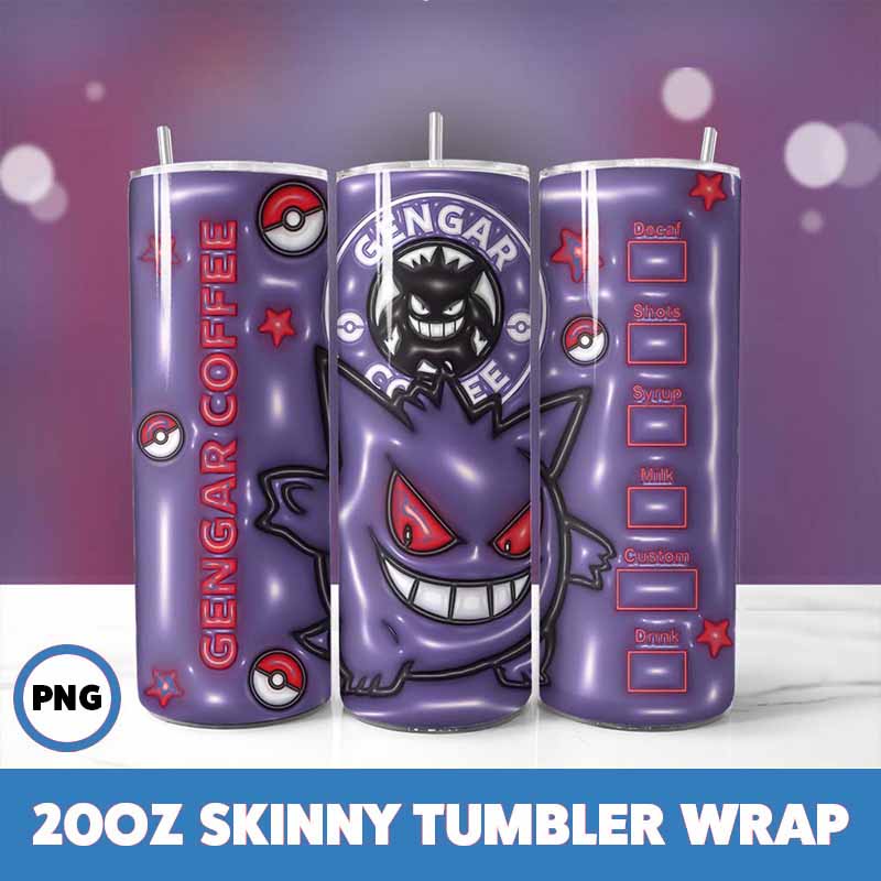 Pokemon Video Games Tumbler
  Wrap