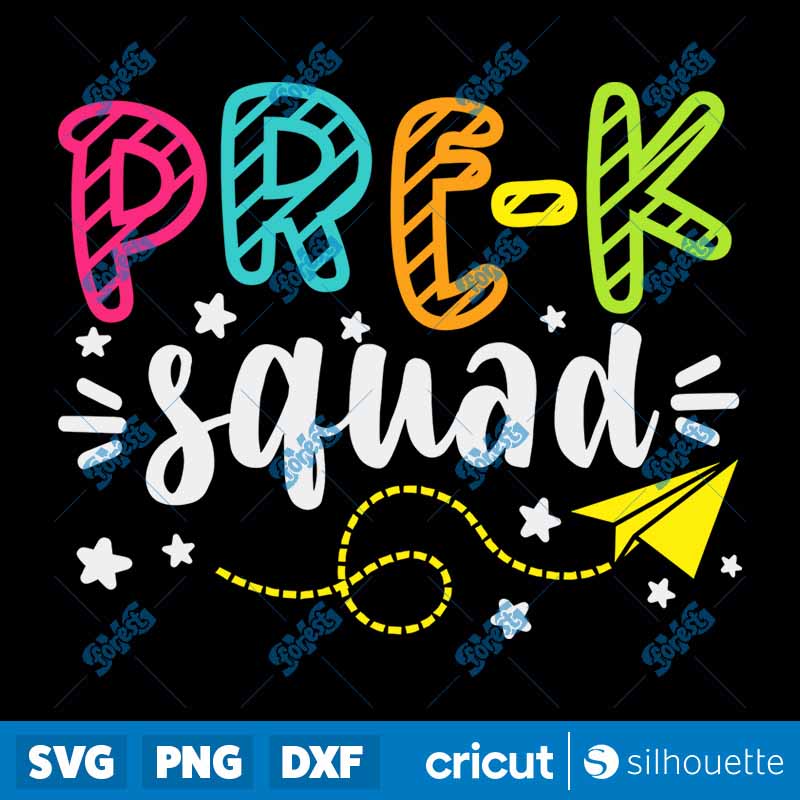 Pre K Squad SVG