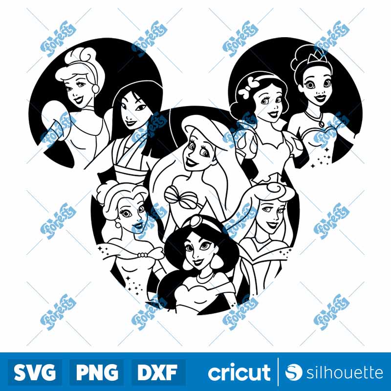 Princess Disney SVG