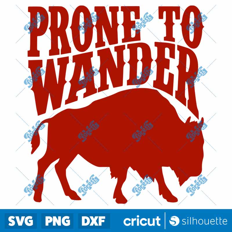 Prone To Wander SVG