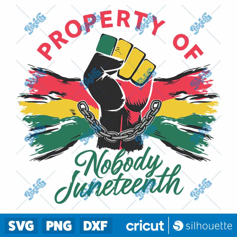 Property Of Nobody Juneteenth
  SVG