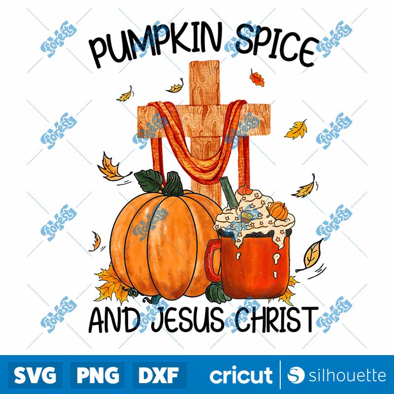 Pumpkin Spice And Jesus Christ
  PNG