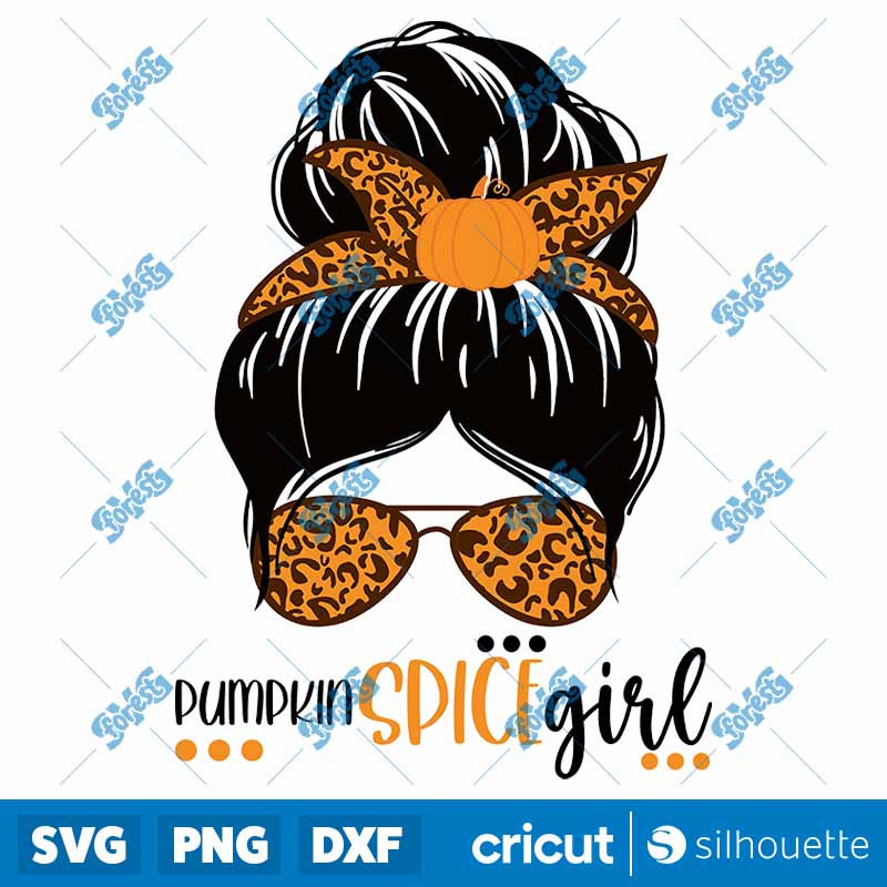 Pumpkin Spice Girl PNG