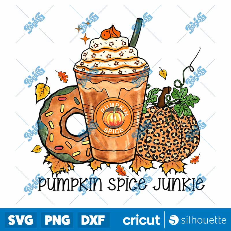 Pumpkin Spice Junkie PNG