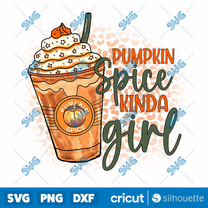 Pumpkin Spice Kinda Girl PNG