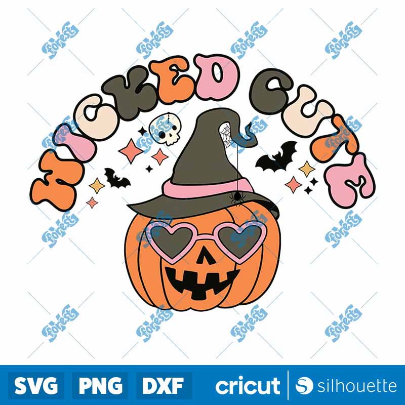 Pumpkin Wicked Cute SVG