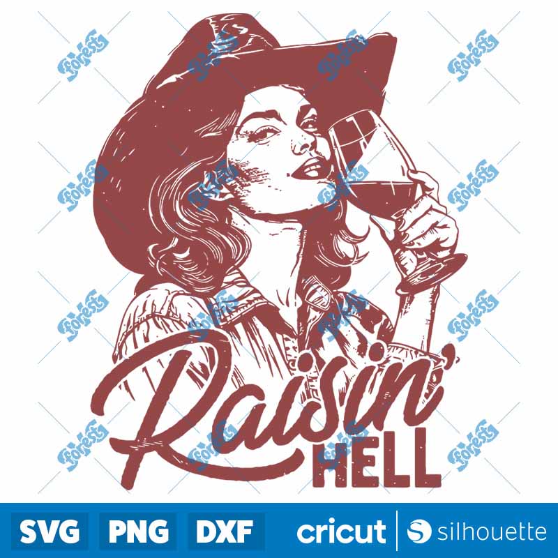 Raisin Hell SVG