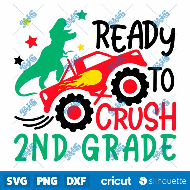 Ready To Crush 2nd Grade SVG