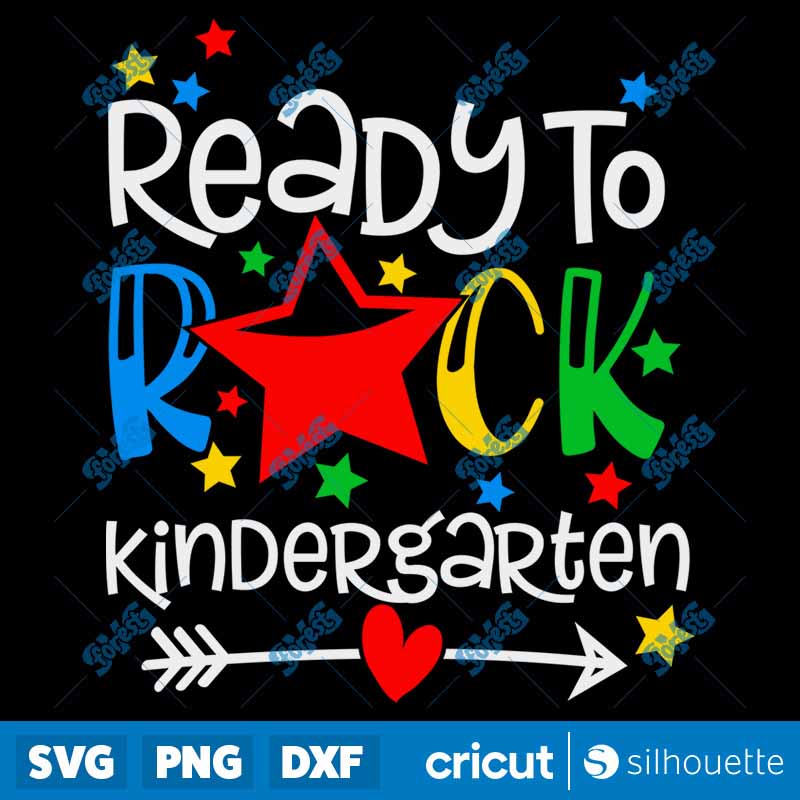 Ready To Rock Kindergarten SVG