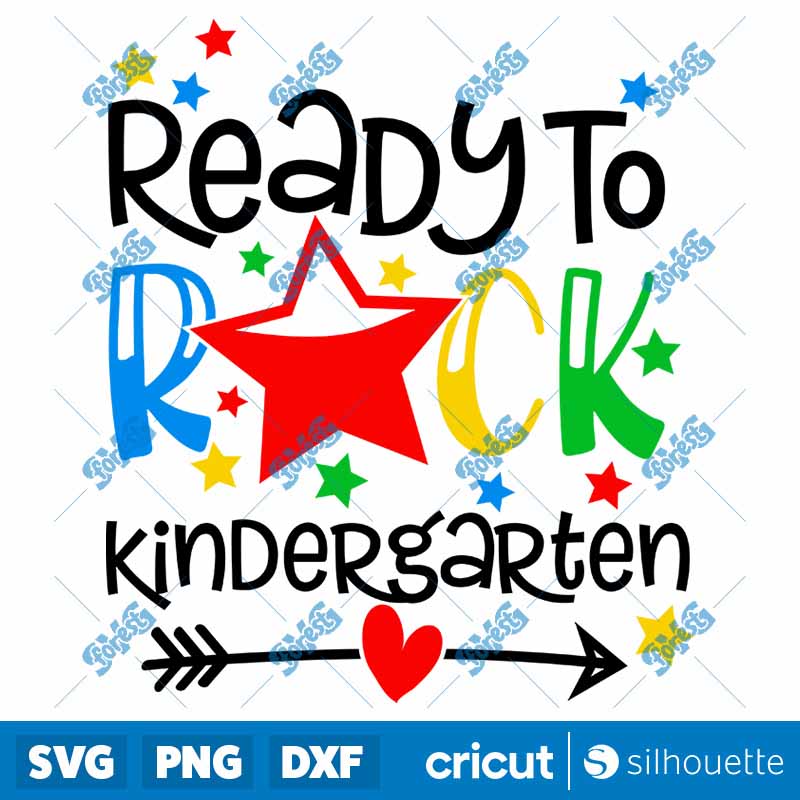 Ready To Rock Kindergarten SVG