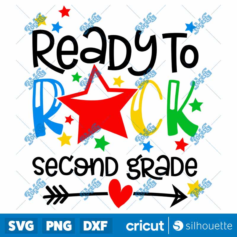 Ready To Rock Second Grade SVG