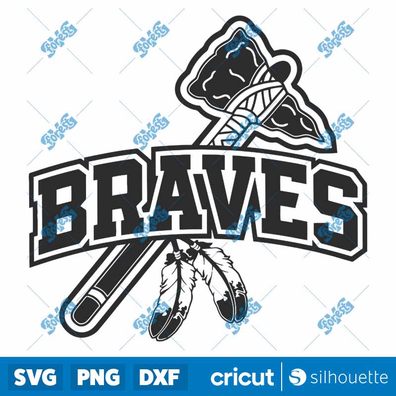 Retro Braves Chop On Baseball
  Mlb Team SVG