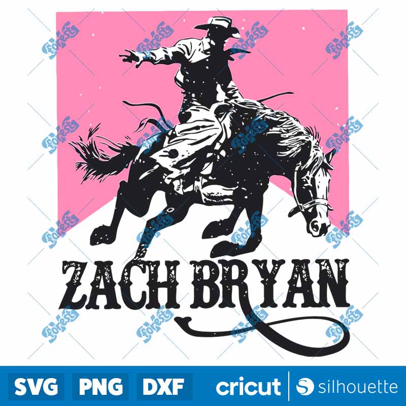 Retro Cowboy Cigarette Zach
  Bryan SVG