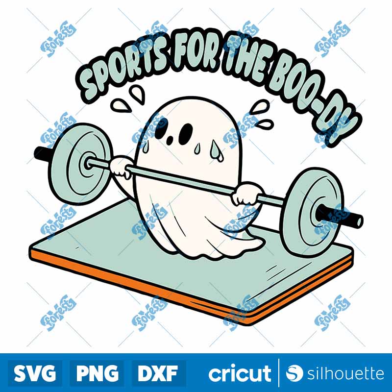 Retro Cute Ghost Halloween SVG