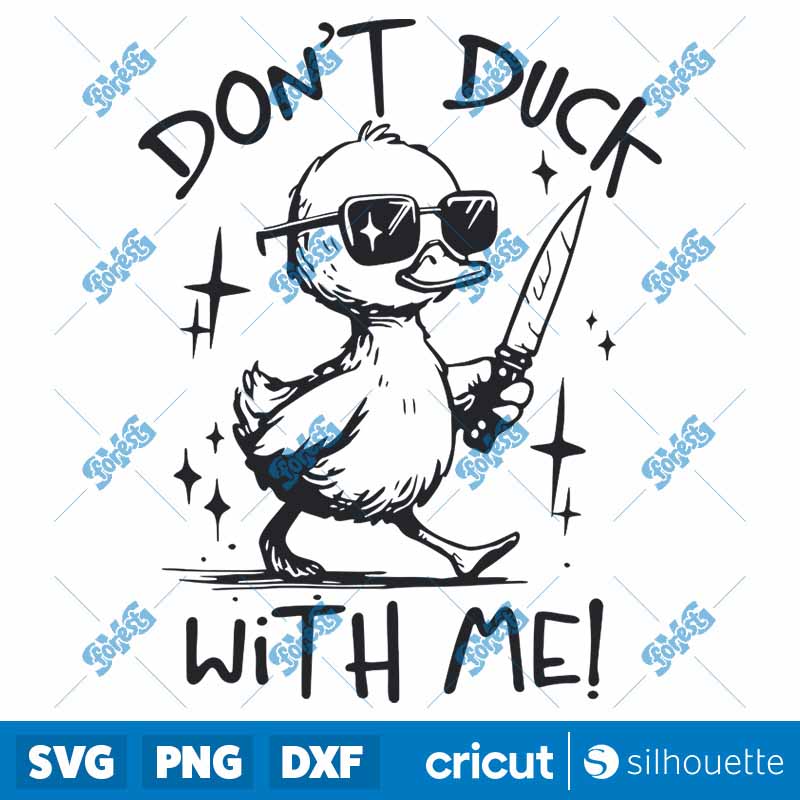 Retro Don't Duck With Me Meme
  SVG