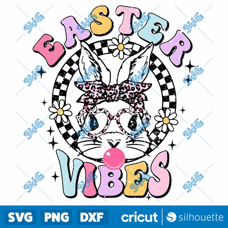 Retro Easter Bunny SVG