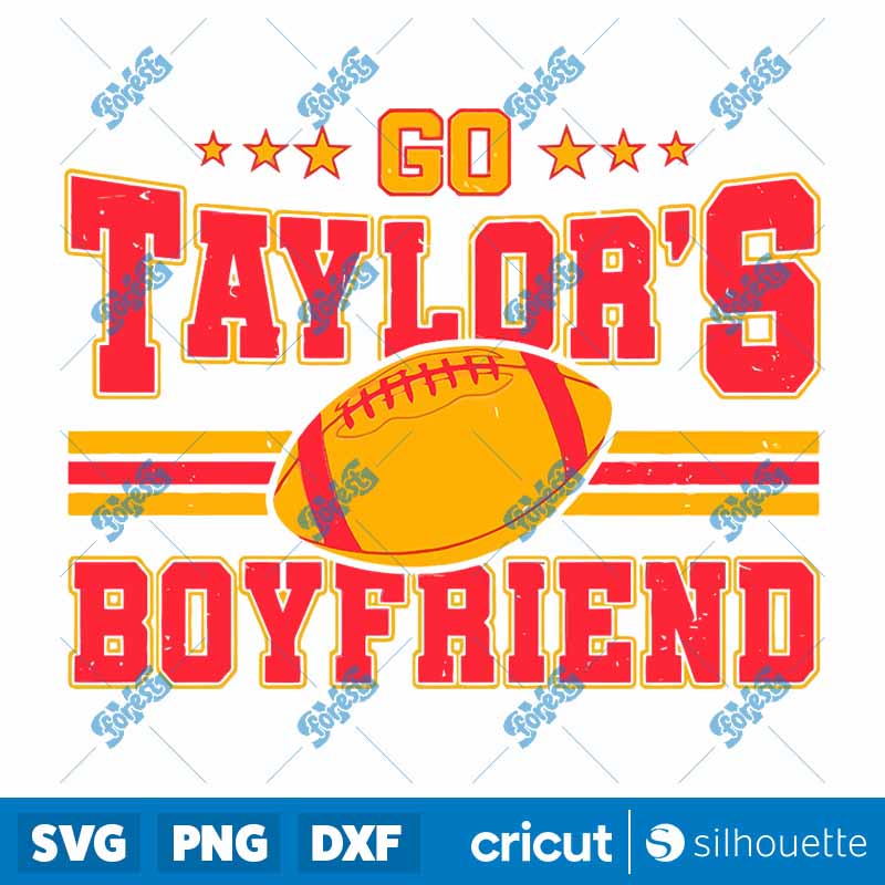 Retro Go Taylors Boyfriend
  Kansas City Football SVG