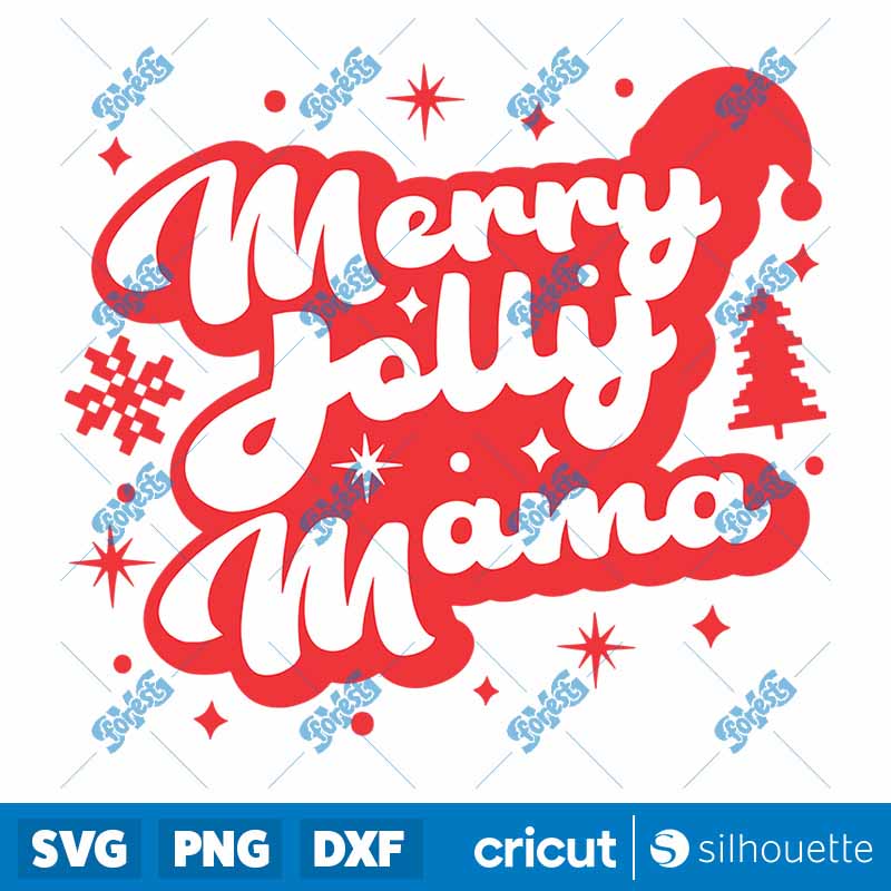 Retro Mom Christmas SVG