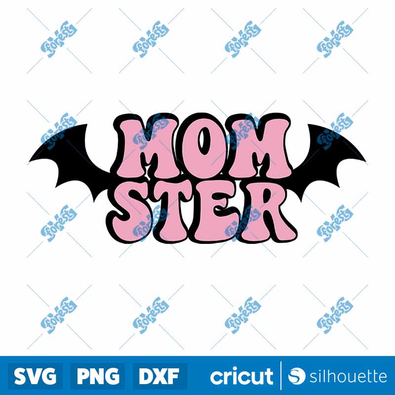 Retro Momster SVG