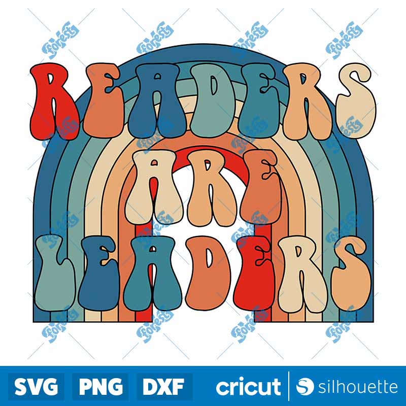 Retro Readers are Leaders
Rainbow design