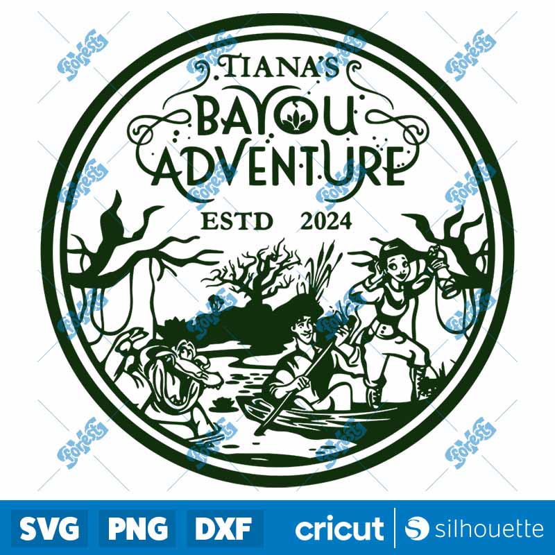 Retro Tianas Bayou Adventure
Magic Kingdom Disneyland SVG