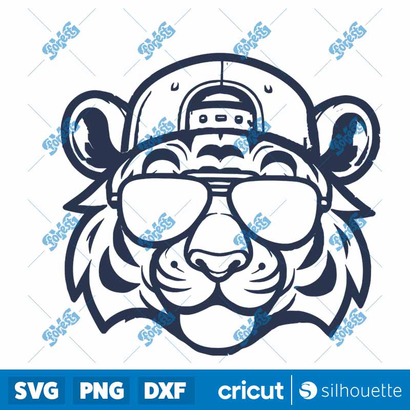 Retro Tigers Game Day Baseball
  SVG