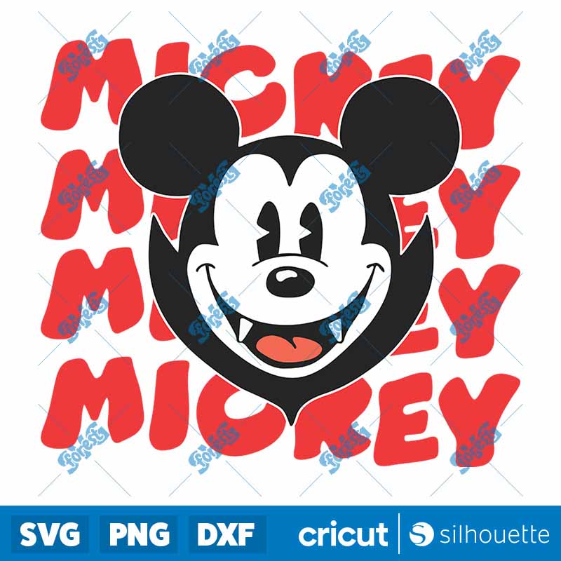 Retro Vampire Mickey SVG