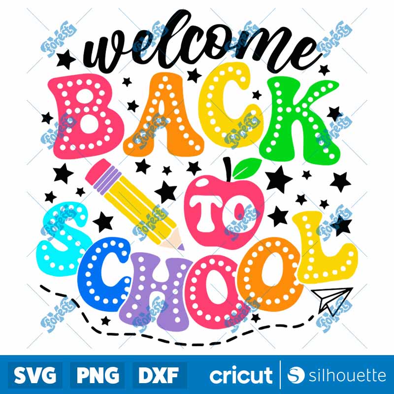 Retro Welcome Back To School
Student Back SVG