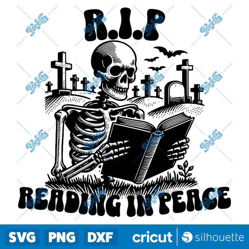 Rip Reading In Peace SVG