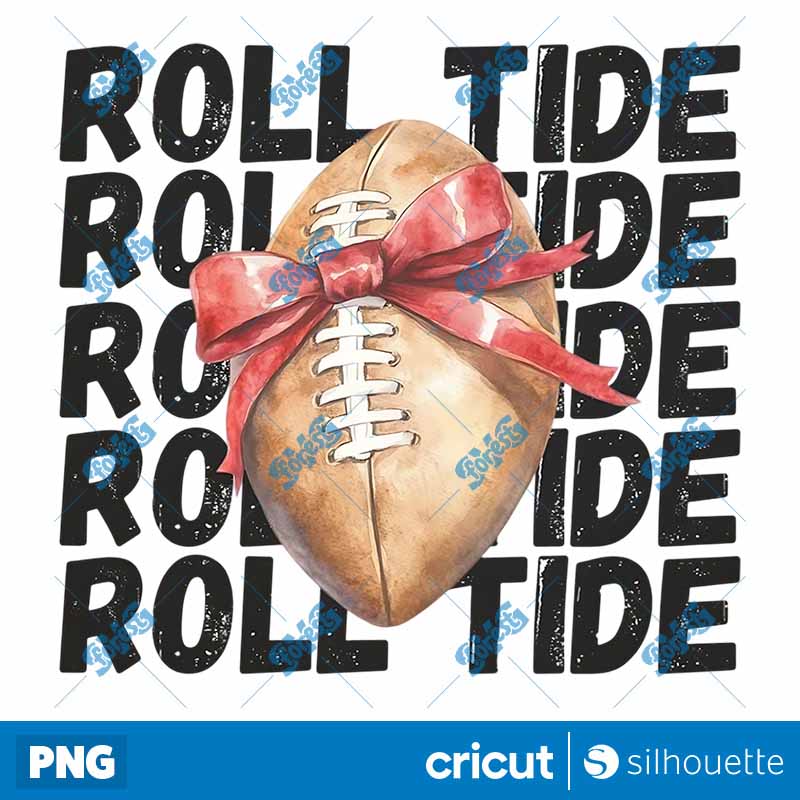 Roll Tide Coquette Football
  PNG