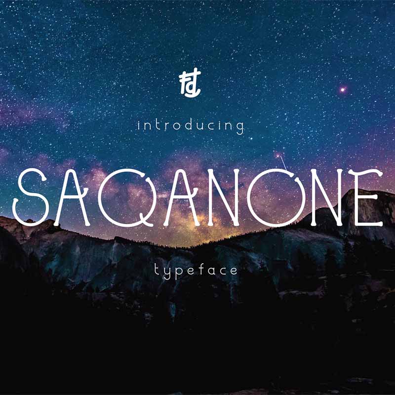 SAQANONE Font