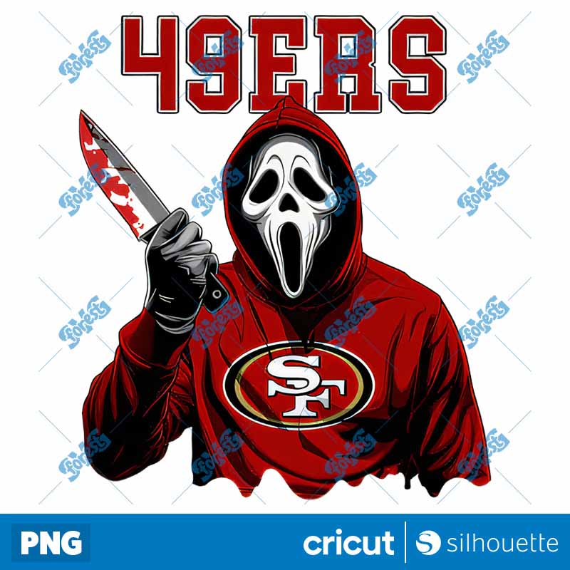 San Francisco 49ers Movie
  Ghostface NFL PNG