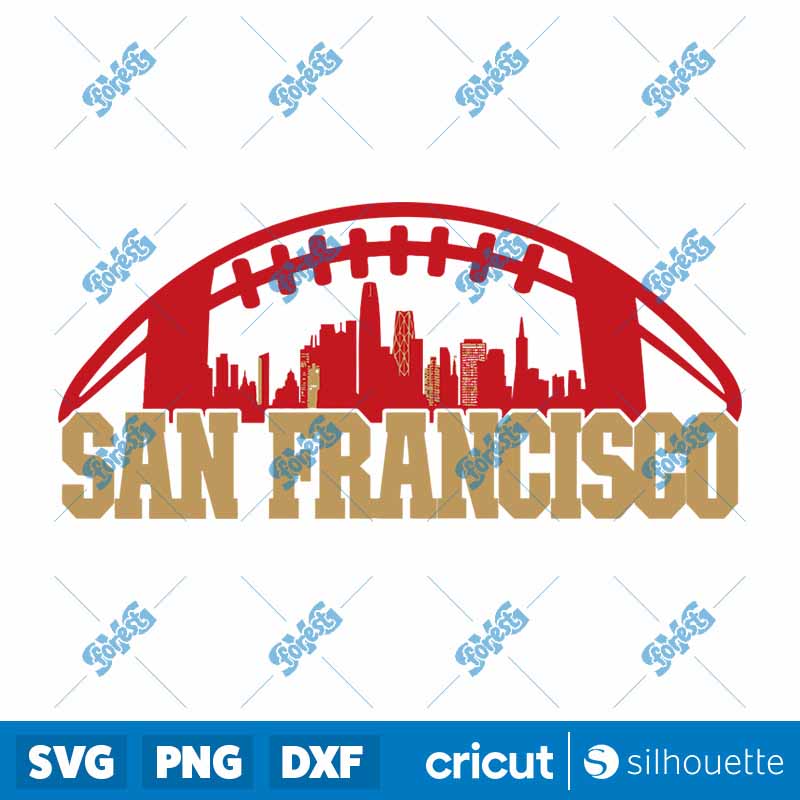 San Francisco Football Skyline
SVG