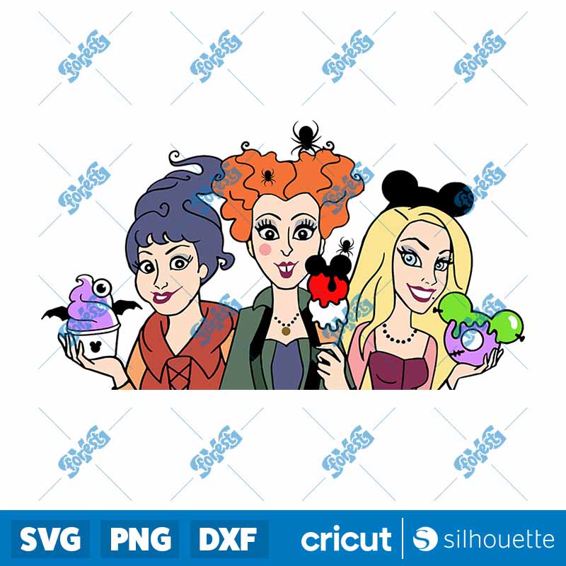 Sanderson Sisters Cream SVG