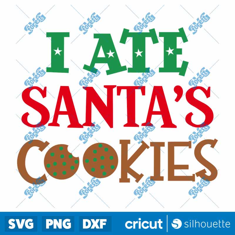 Santa Cookies SVG