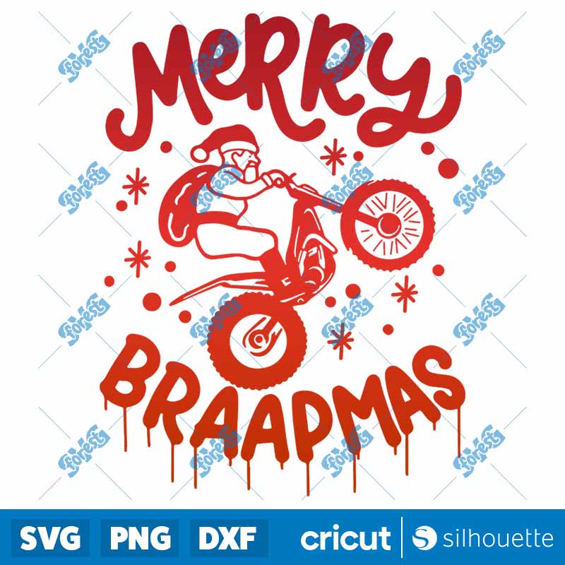 Santa Merry BRAAPMAS SVG