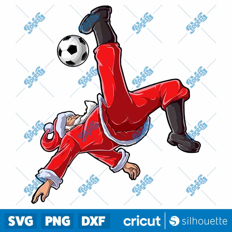 Santa Soccer Funny Footballer
SVG