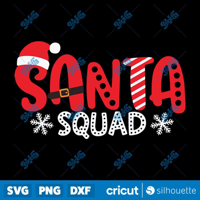 Santa Squad SVG