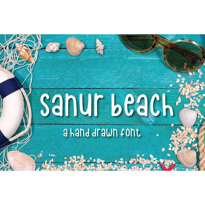 Sanur Beach Font