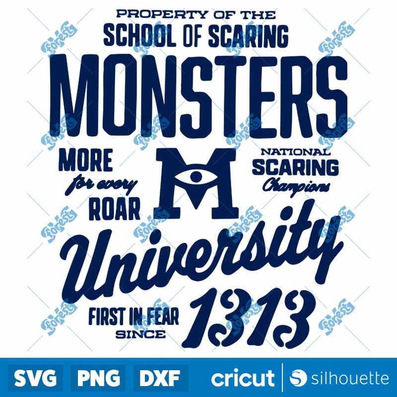 School Of Scaring Monsters
University 1313 SVG