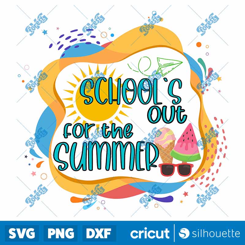 School Out for the Summer PNG