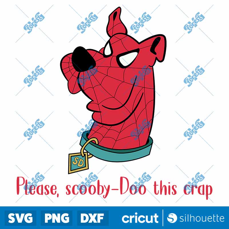 Scooby Doo Spider Man SVG