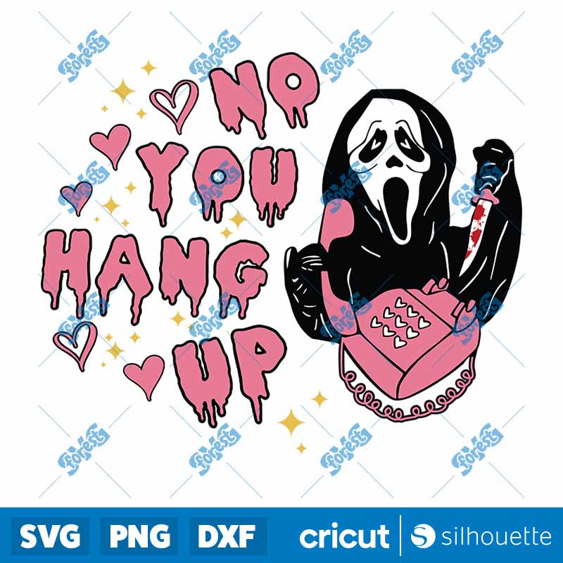 Scream No you hang up SVG